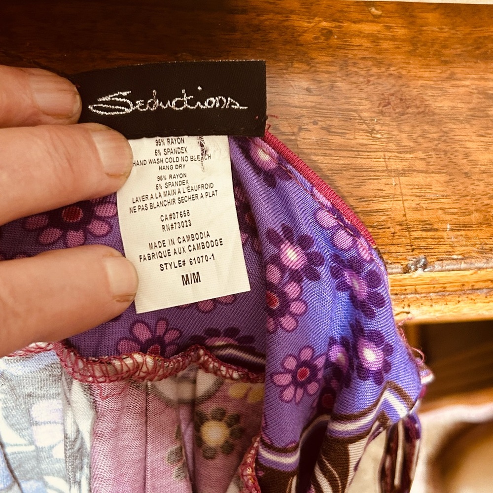 Seductions Brand Sundress or Tanktini Top 1960’s 1970’s Vibe - Picture 9 of 9